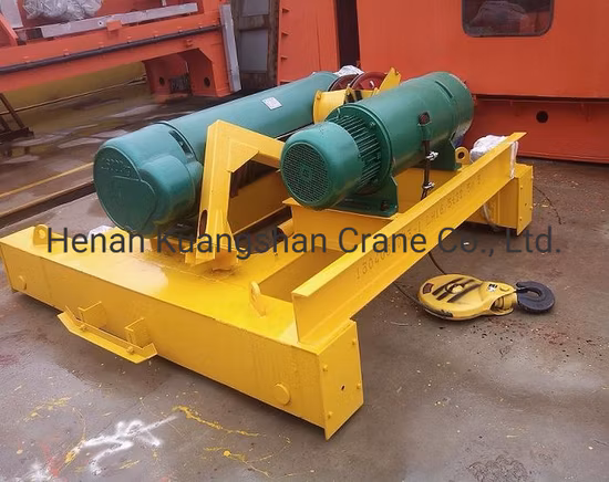 Carrello birotaia con argano di sollevamento elettrico